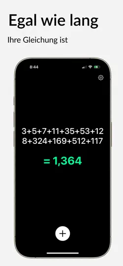 Screenshot von VoiceCalc: AI-Sprachrechner auf dem iPhone 2