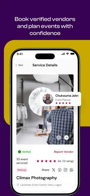 NotJustEvent screenshot 2