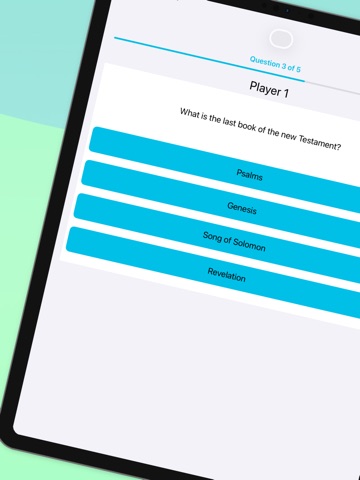 Bible Trivia - Christian Game iPad screenshot