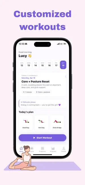 Glo - Pilates screenshot 1