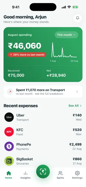 Capture Spend: Snap & Track screenshot 1