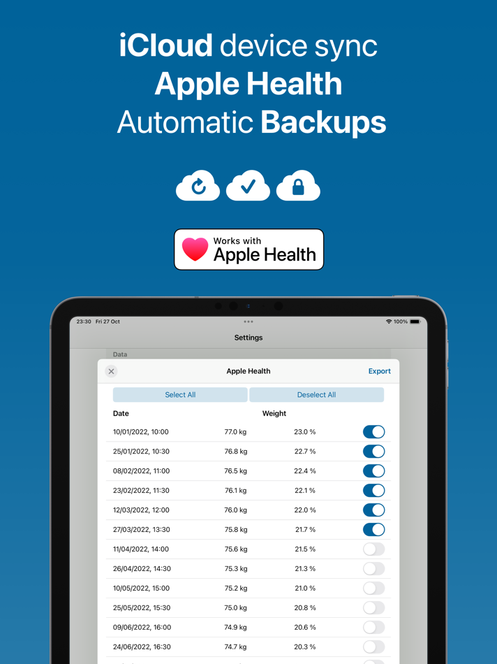 #8. Weight & Food: Feeltracker WT (iOS) By: Custom Arts