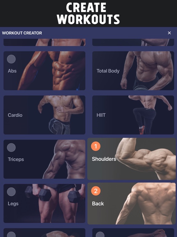Dumbbell Home Workout for Men iPad screenshot 5 - Health & Fitness app