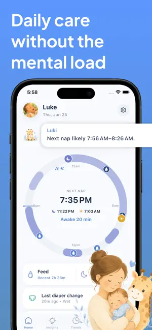 Luki: Baby Tracker iPhone screenshot 2