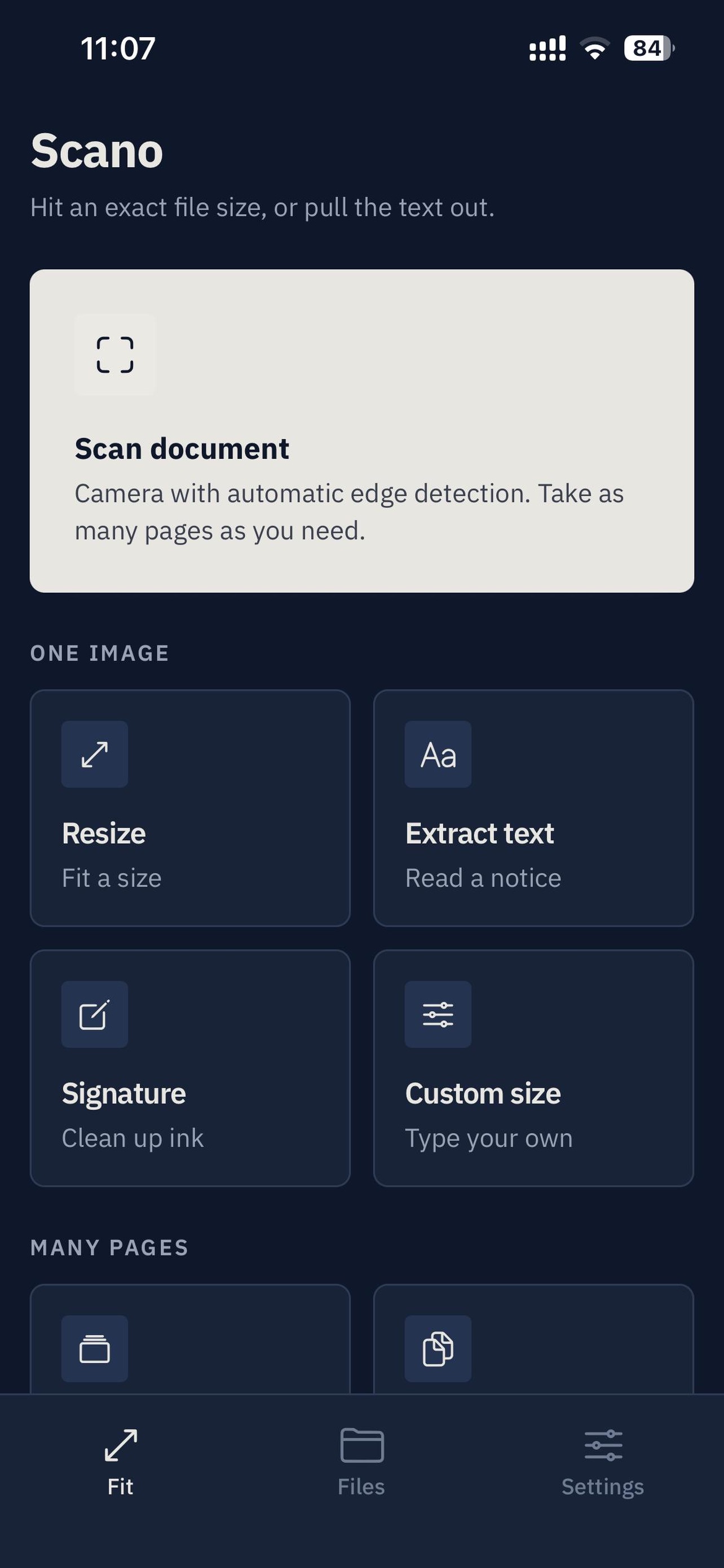 Screenshot 6 of Scano — Fit Any File Size