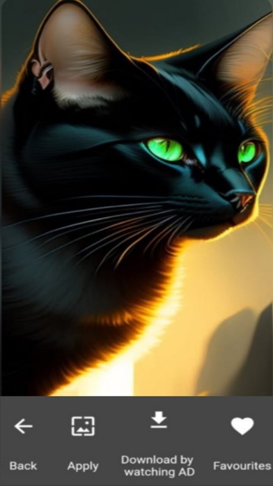 Black Cat Wallpapers Screenshot