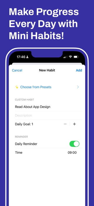 Mini Moves: Tiny Habit Tracker Screenshot 6 of 6