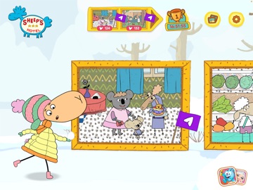 Sheep's Hotel: Coloring Book iPad screenshot