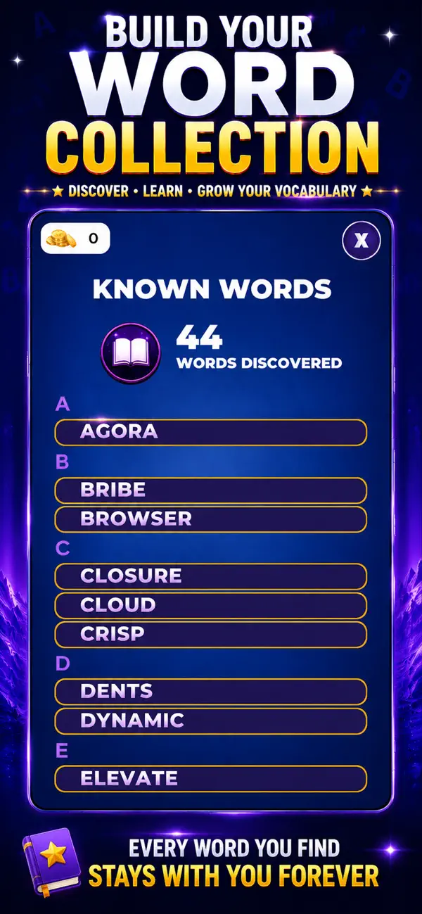 Screenshot #3 pour Word Scramble - Trivia Quiz