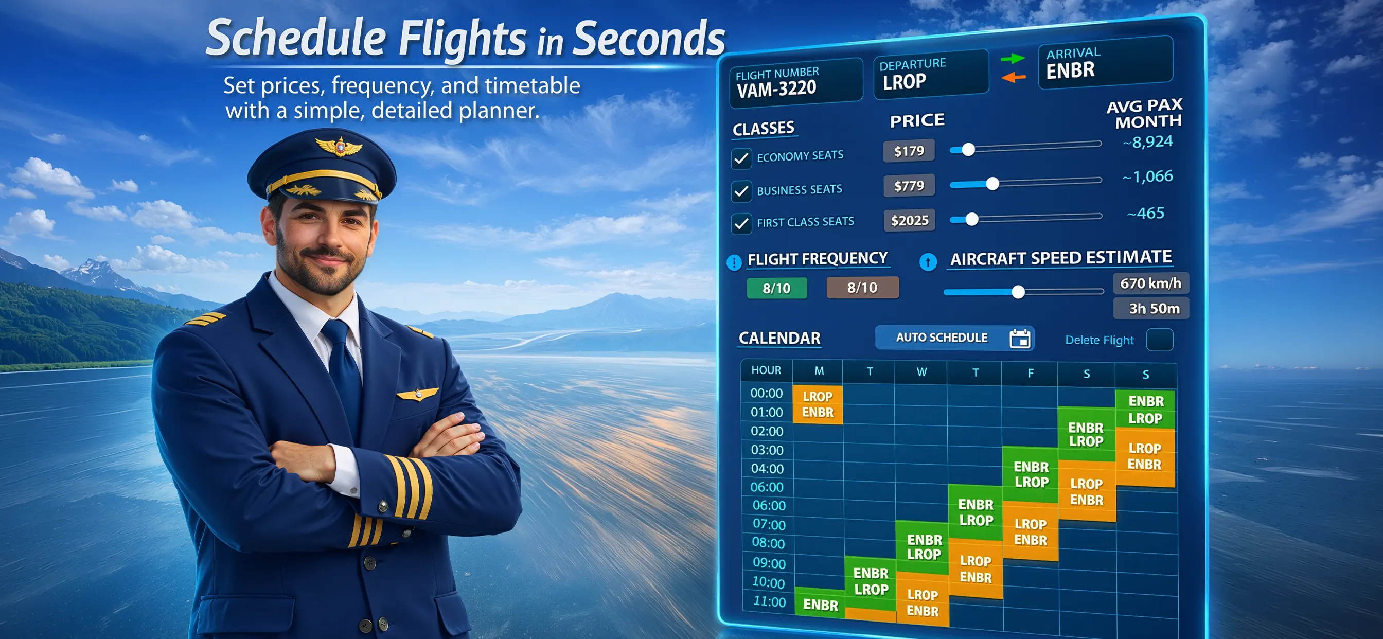 #5. Airline Empire Manager (iOS) By: VDTruck LLC