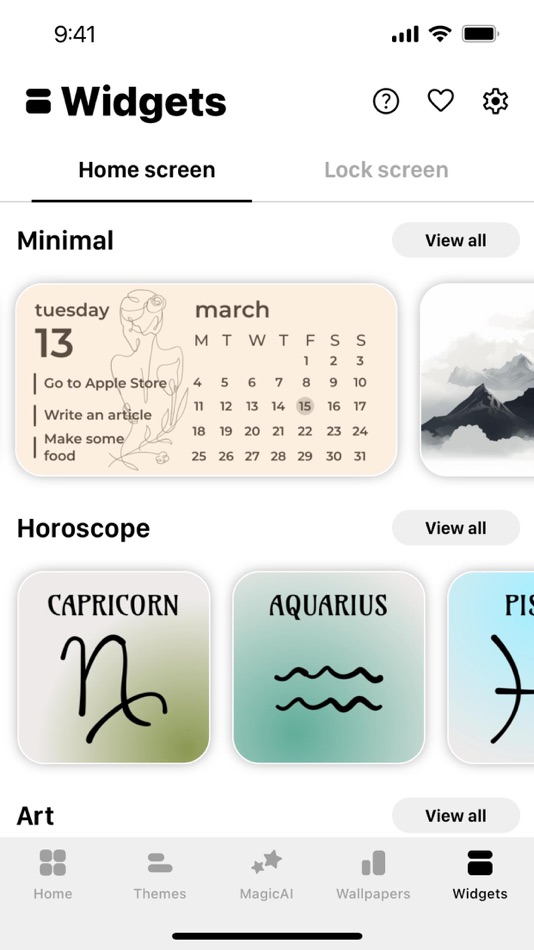 #6. Aesthetic: App icons & Widgets (iOS) 由: Andrea Terdich
