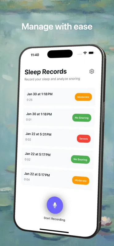 Snoreman - Snore Recorder screenshot 3 of 3