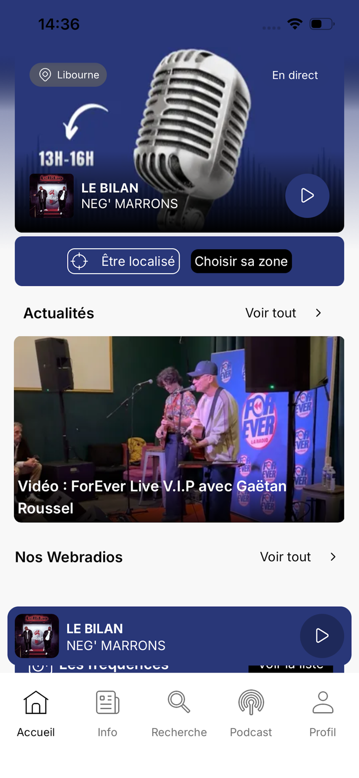 FOREVER La Radio screenshot 1