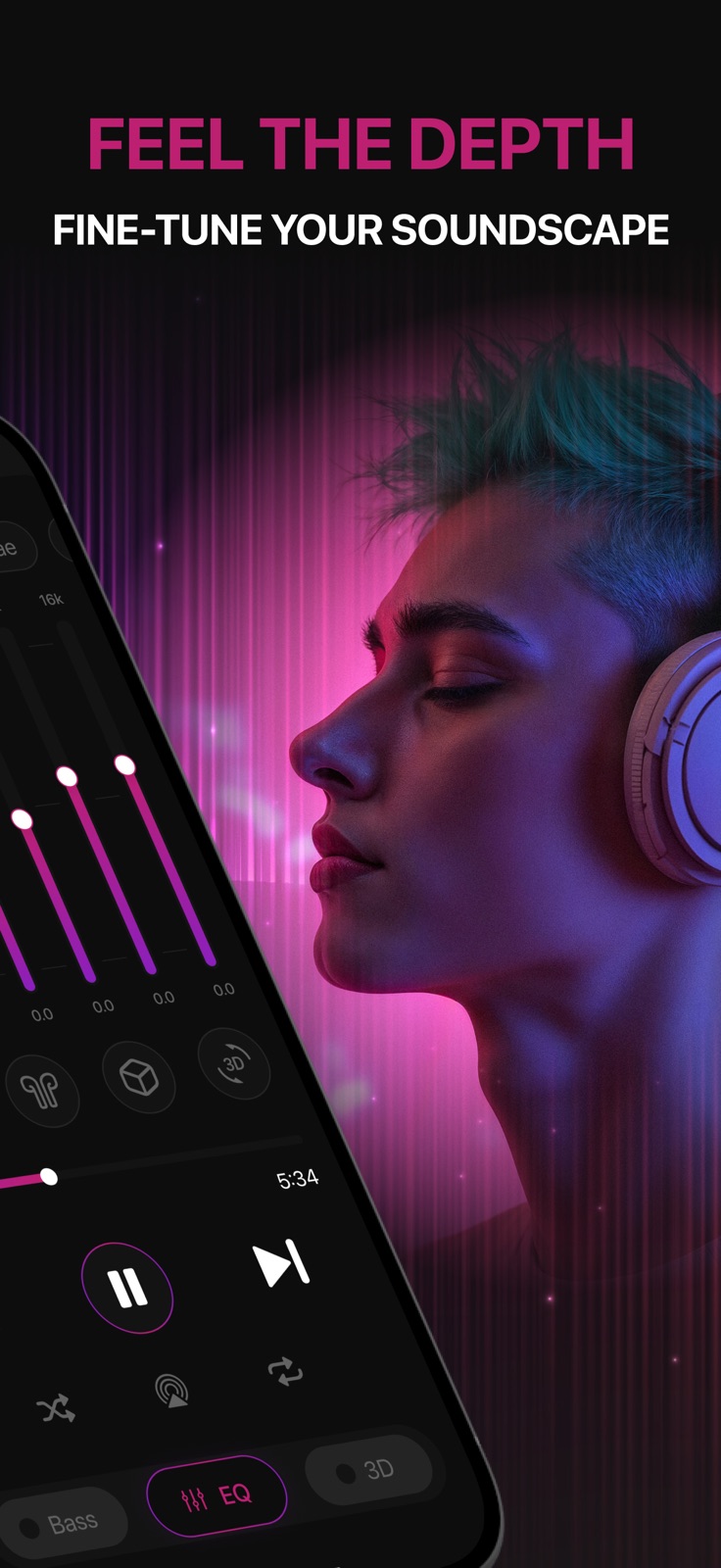 Equalizer - Music Bass Booster iphone screenshot 2