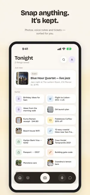 VizKeeper: Snap, Say, Ask screenshot 1
