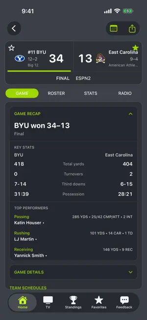 East Carolina Football App screenshot 3
