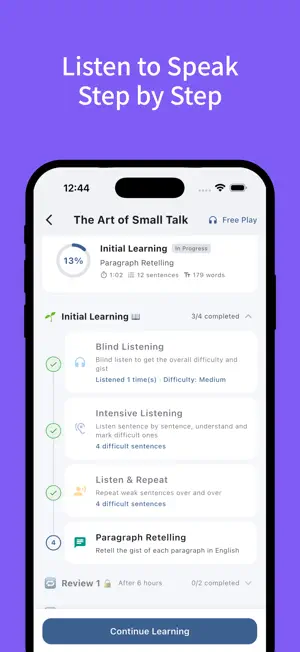 Echo Loop: English Coach screenshot 2