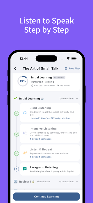 Echo Loop: English Coach Screenshot 2 of 9