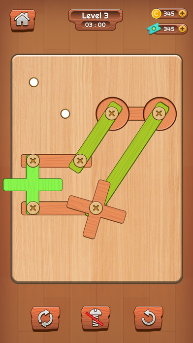 Screw A Wood Nuts Bolts Puzzle Screenshot