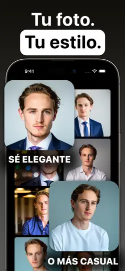 Captura de pantalla de RealFake Photos - AI Headshots en iPhone 4