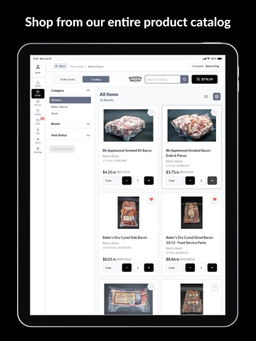 Baker's Bacon iPad screenshot