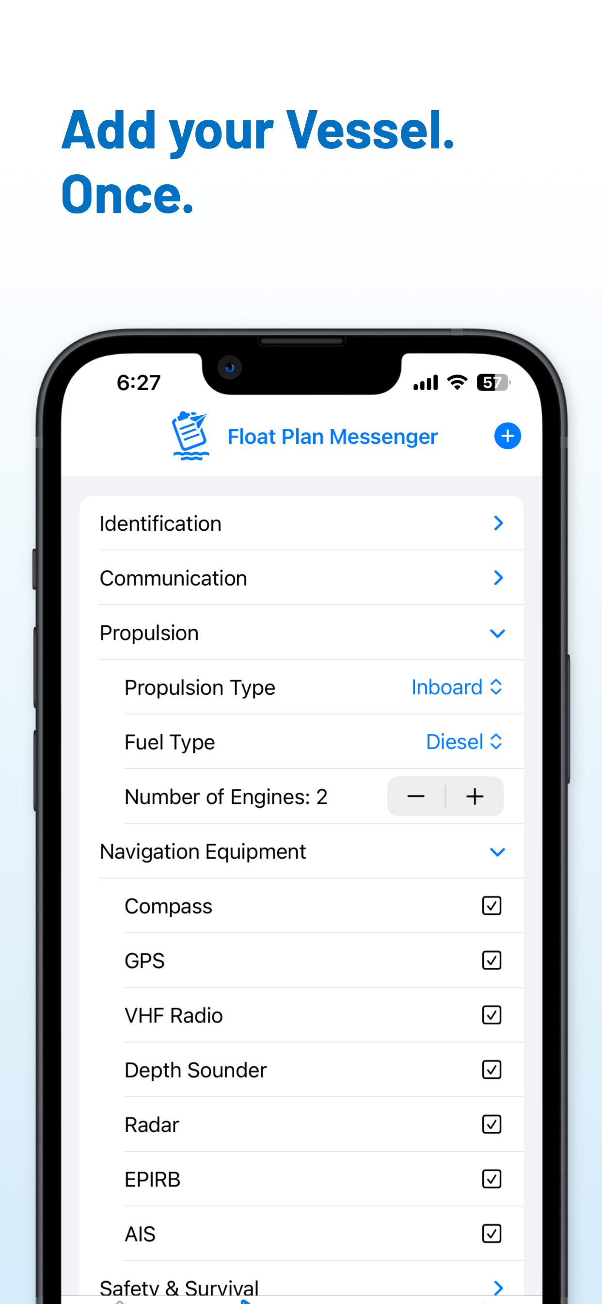 Float Plan Messenger
