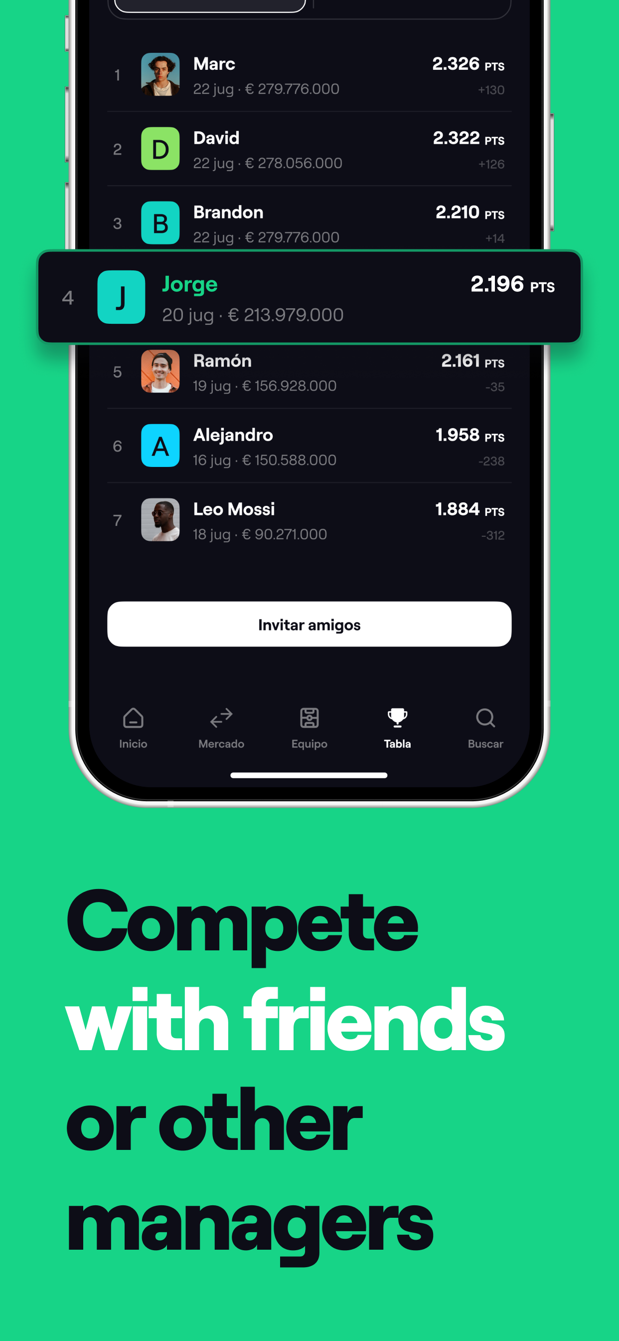 BEMANAGER - Fantasy Soccer screenshot 5