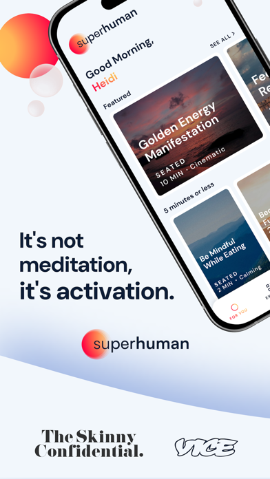 Superhuman: Daily Motivation Screenshot