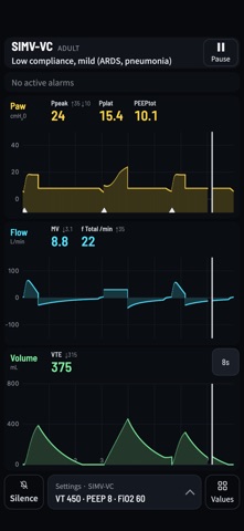 Vent Sim: Ventilator Alarms Screenshot 1 of 6
