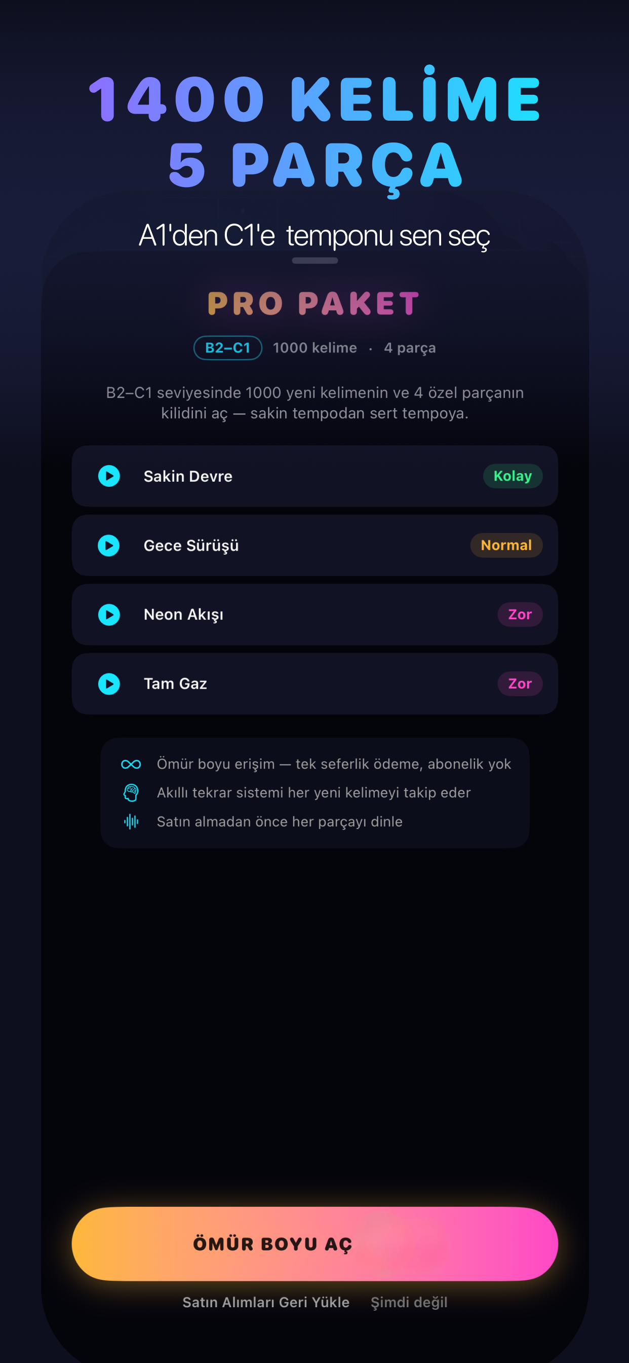 TempoWord: İngilizce Kelime screenshot 6