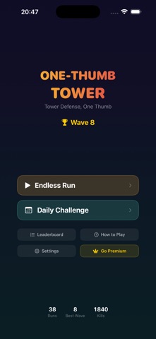 OneThumbTower Screenshot 1 of 1