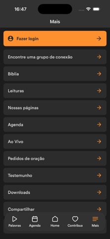 Novo Altar iPhone screenshot