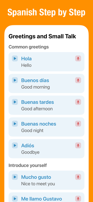 Spanish Learning for Beginners Screenshot 1 of 5