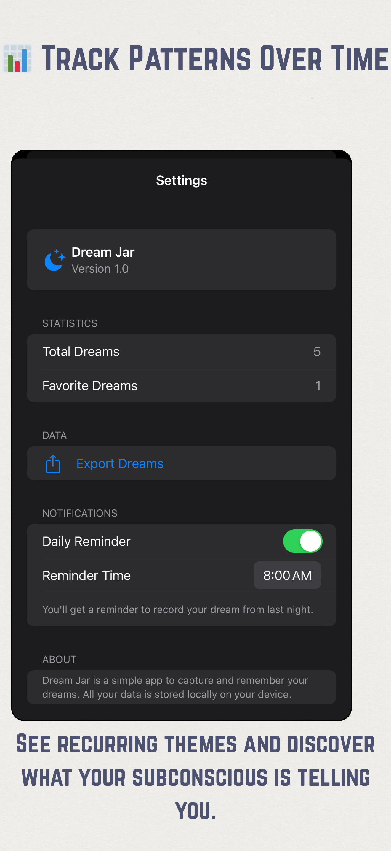 Dream Journal – Log Dreams