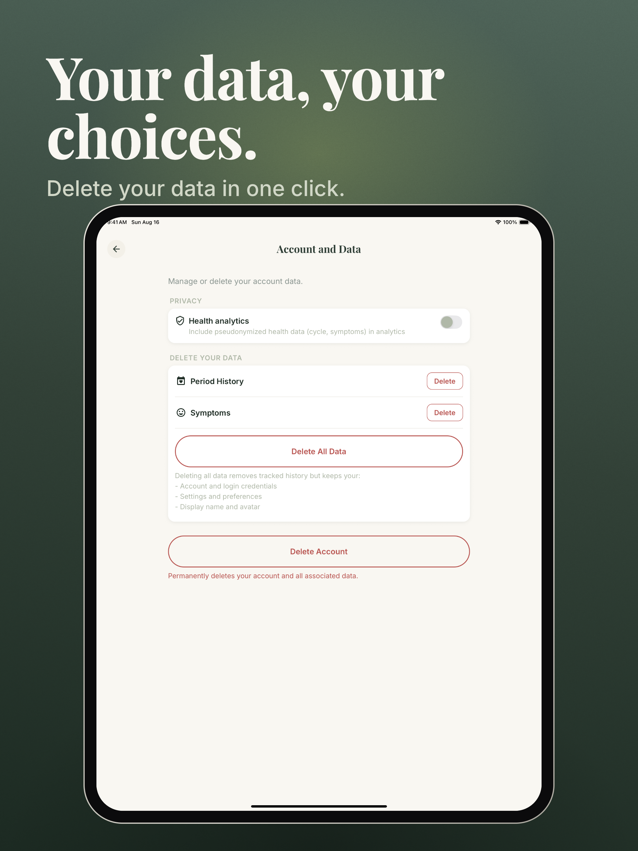 GetMyMood: Period Tracker screenshot 15