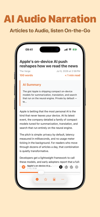 PoweReader-AI RSS Reader Screenshot 4 of 9