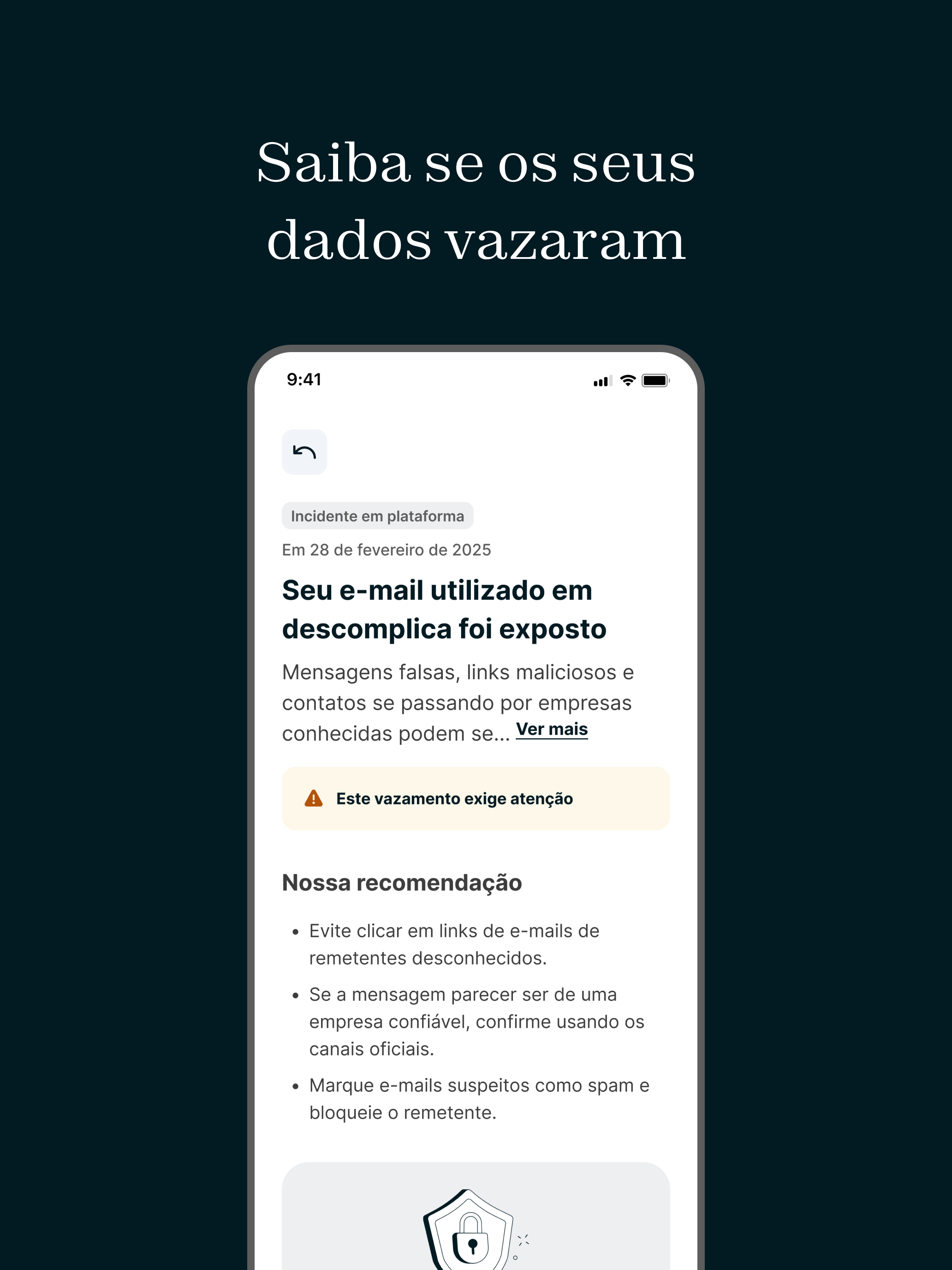 Davi - Proteção contra golpes screenshot 17