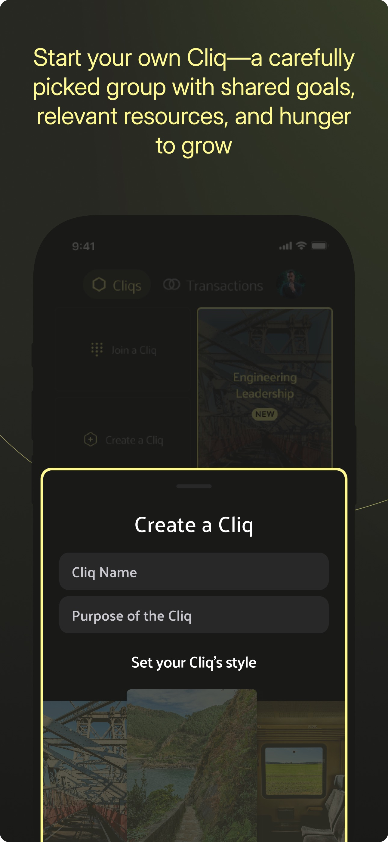Cliq - The social network