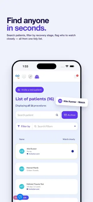 PO Clinician screenshot 3