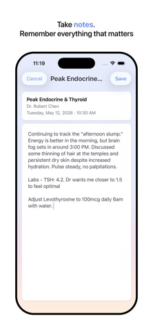SteadyState Vital Logs Screenshot 3 of 6