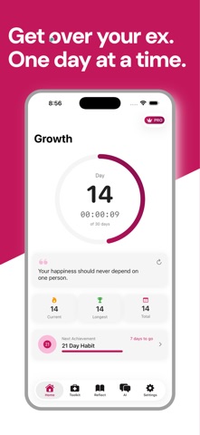 No Contact Breakup App: Growth screenshot