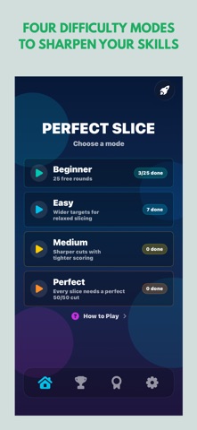 Perfect Slice: 50/50 Cut Game Screenshot 4 of 4