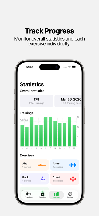 GymTrack: Workout Tracker Screenshot 3 of 5