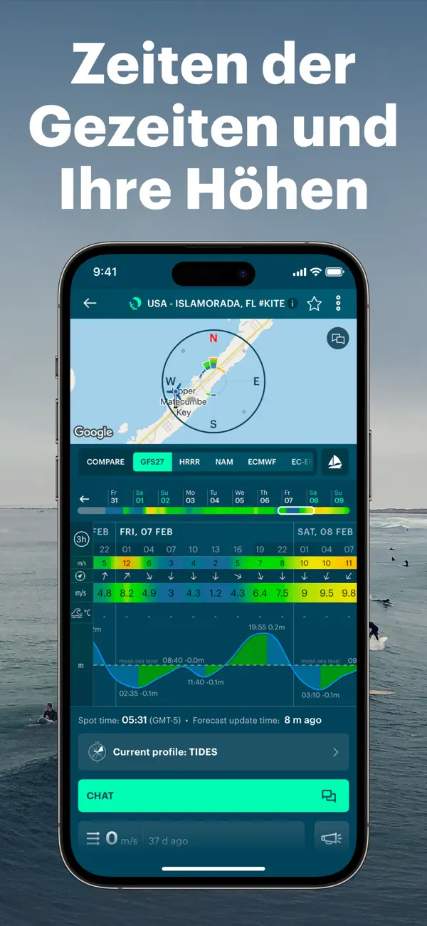 Windy.app - Wetter & Radar iPhone App Screenshot 8 – Wetter