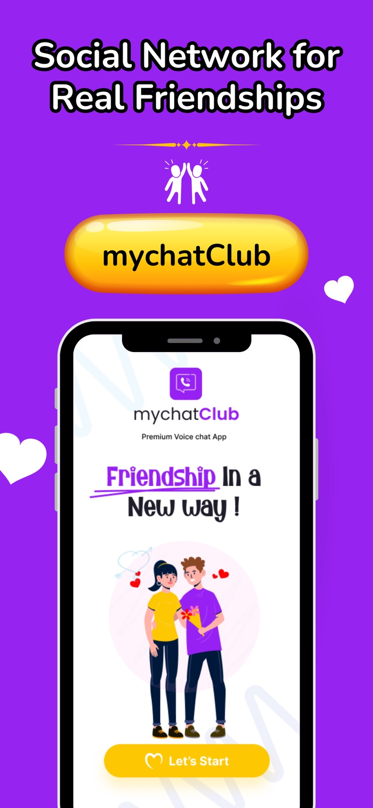 MyChatClub — Social Network iphone screenshot 1