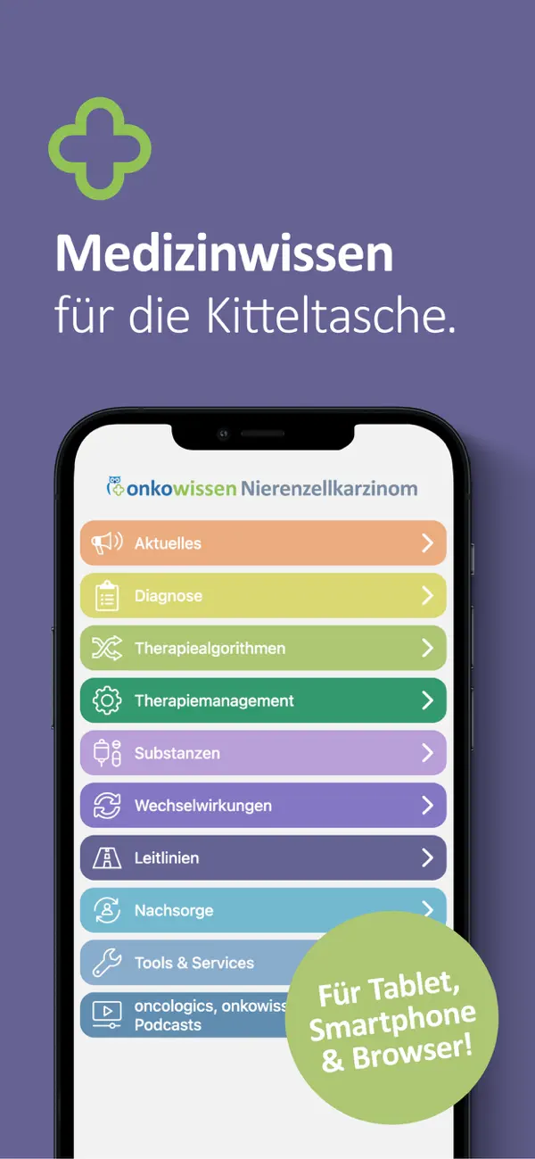 Screenshot #1 pour Nierenzellkarzinom onkowissen