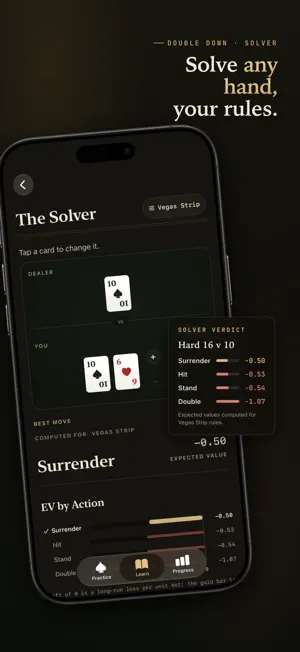 Double Down: Blackjack Trainer screenshot 4