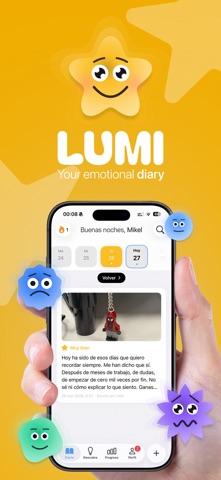 Lumi - Diario Emocional iPhone screenshot