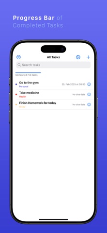 EasyTask – To-Do & Reminders Screenshot 3 of 5