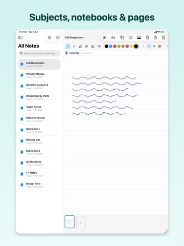 ScribblePad: Notes & PDF iPad screenshot
